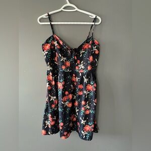 Roxy Navy Floral Dress